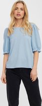 Vero Moda T-shirt Vmpam Ss Top Jrs 10265422 Blue Bell Dames Maat - L