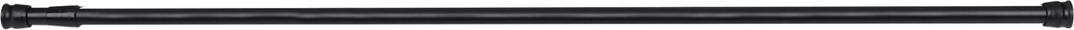Differnz Round Douchestang - Verstelbaar - 125 tot 220 cm - Zwart