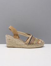 Cypres ozella espadrilles dames beige  2212555 emma beige stof 39