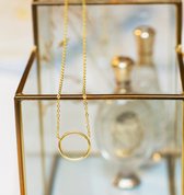 KAYA Sieraden | Ketting 'Love Goes Round' Verguld