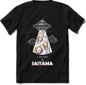 I Believe In Saitama T-Shirt | Saitama Inu Wolfpack Crypto Ethereum kleding Kado Heren / Dames | Perfect Cryptocurrency Munt Cadeau Shirt Maat XXL