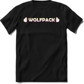 Wolfpack T-Shirt | Saitama Inu Wolfpack Crypto Ethereum kleding Kado Heren / Dames | Perfect Cryptocurrency Munt Cadeau Shirt Maat M