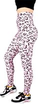 Panterprint Legging van Festivallegging - We Love Leopards - Maat Highwaist - Comfortabel - Ademend - Zachte Stof