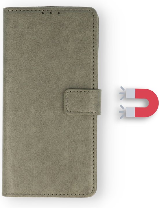Coque Samsung Galaxy A13 4G Grijs - Wallet Book Case - Porte-Cartes & Languette Magnétique