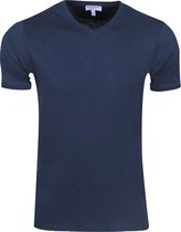 Consenso - Heren T-Shirt -V-hals - Navy