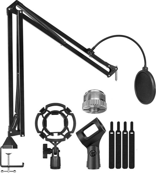 Pied De Microphone Professionnel Télescopique Avec PERCHE Potence