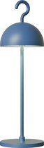 Sompex Tafellamp of hanglamp Hook | Led | Blauw - indoor / outdoor / voor binnen en buiten met oplaadkabel USB  - 2700-3000k - kleur in warm of koel wit instelbaar - Design accu(ta