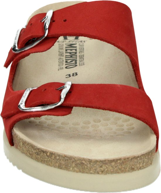Mephisto HARMONY SANDALBUCK - Chaussons femme Adultes - Couleur: Rouge -  Taille: 37 | bol.com