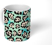 Mok - Koffiemok - Panterprint - Dieren - Abstract - Patronen - Mokken - 350 ML - Beker - Koffiemokken - Theemok