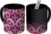 Magische Mok - Foto op Warmte Mokken - Koffiemok - Bladeren - Abstract - Design - Magic Mok - Beker - 350 ML - Theemok