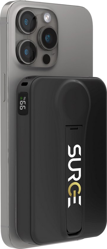 Surge Draadloze Powerbank 10000mAh - Geschikt voor Magsafe - Snellader geschikt voor iPhone 13, 14, 15, 16, 17
