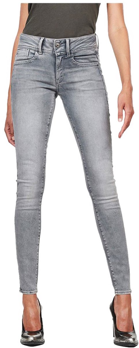G-Star Lynn Skinny Wmn Dames Jeans Grijs