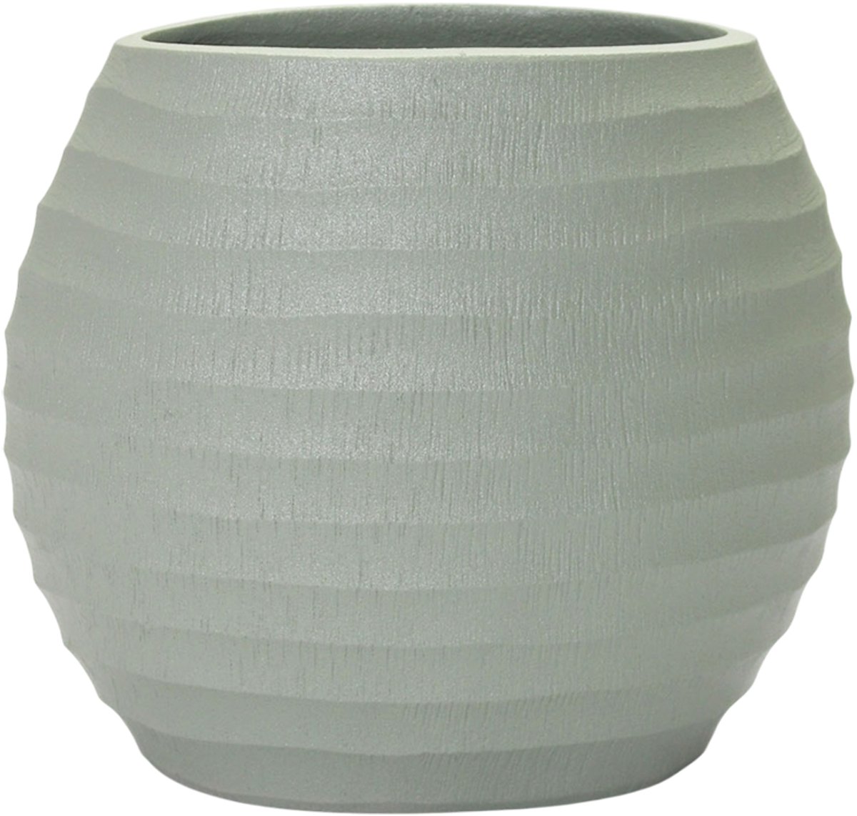 by Mooss - Paudar - Vaas - Planter - Bloempot - Green - 20 x 17 cm - Vensterbank vaas - Metaal - Groen