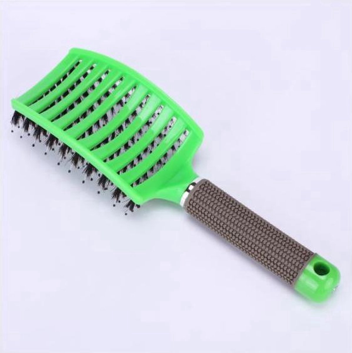 *** Anti Klit Haarborstel - Green Soft - Hairbrush - Professional - van Heble® ***