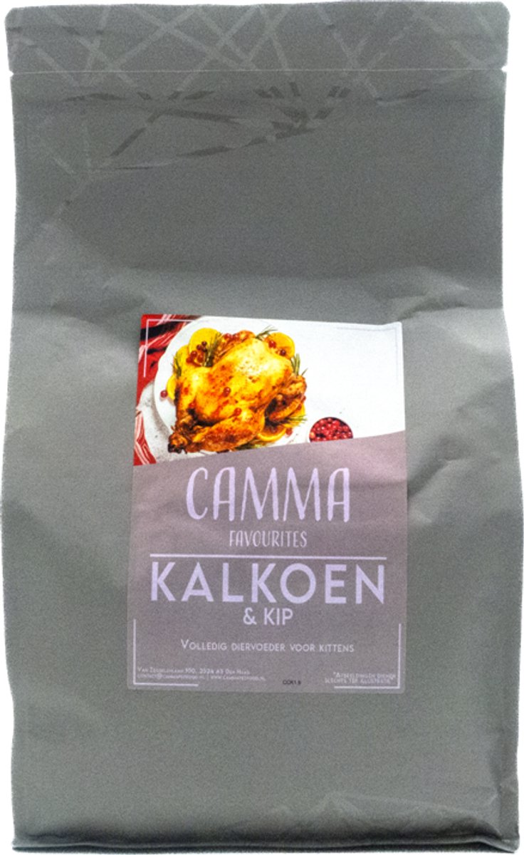 Camma Favorites Kalkoen & Kip - Kittens 5kg