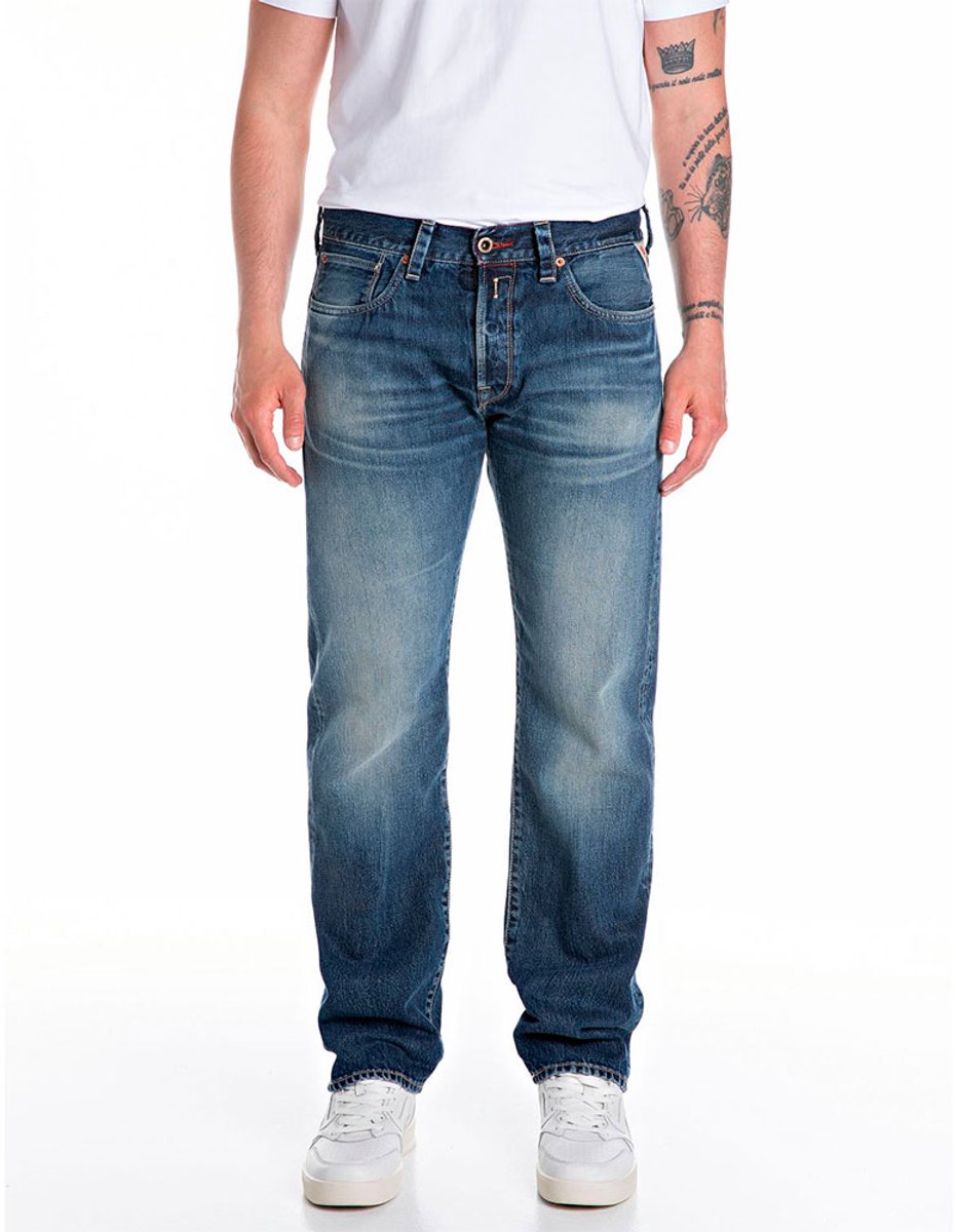 Replay M1039r.000.814836 Spijkerbroek Blauw 31 / 30 Man