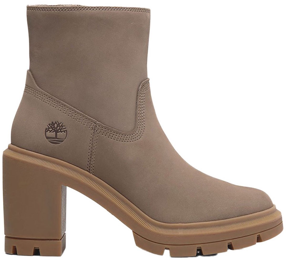 Timberland Allington Heights Zip Up Laarzen 1/2 Vrouw Taupe Nubuck
