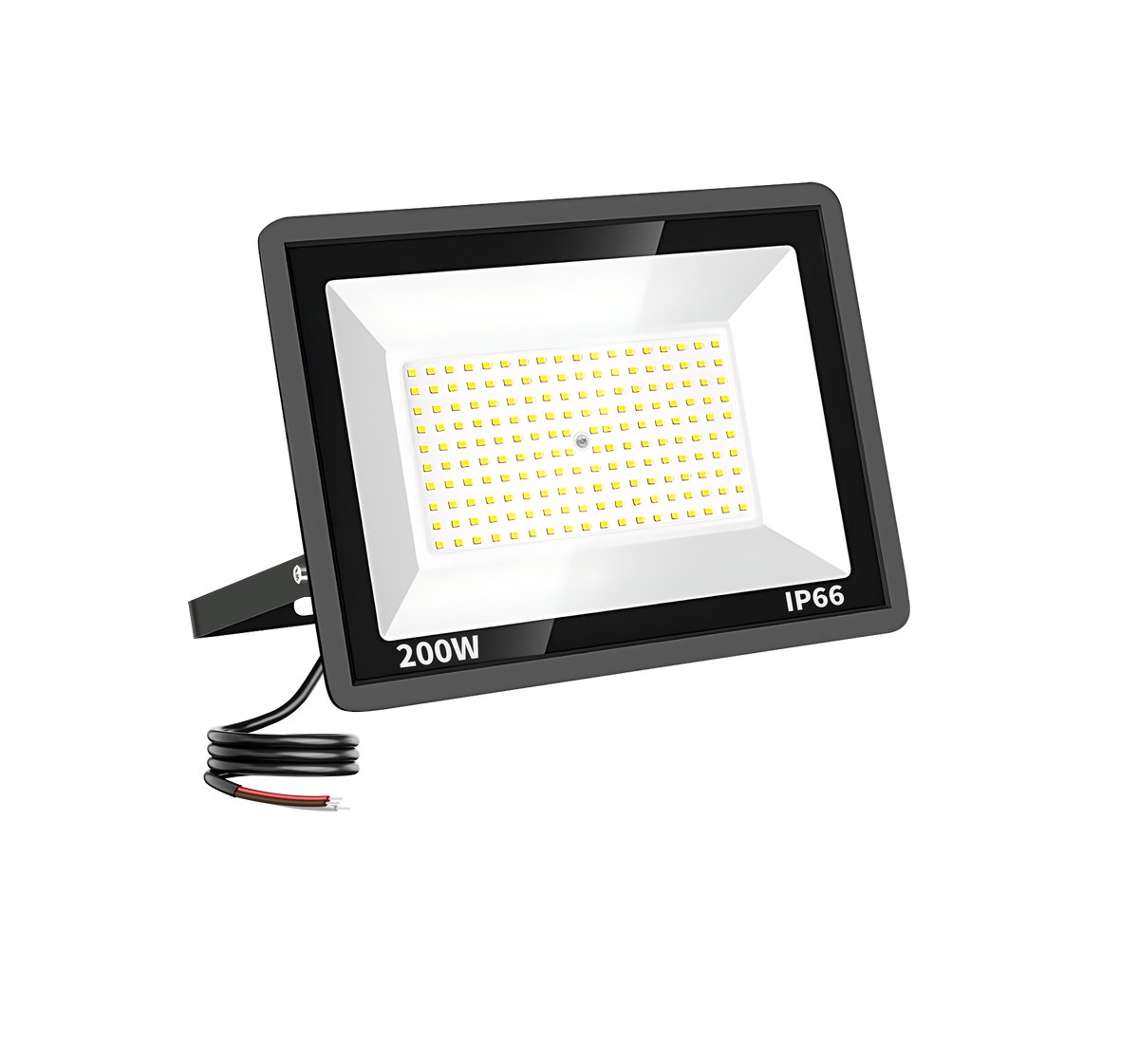 LED Breedstraler - 200 watt - Warm witte Lichtkleur 3000K - IP66 Waterbestendig - Duurzaam & Energiezuinig -60% - Bouwlamp - Tuinverlichting - 120lm/W - 24.000lm