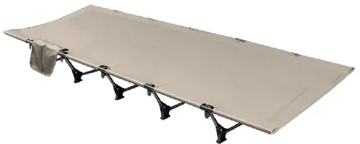 Betaalbare Goederen® campingbed - khaki - veldbed - stretchers - strecher bedden - camping - vakantie - strecher ligbed inklapbaar