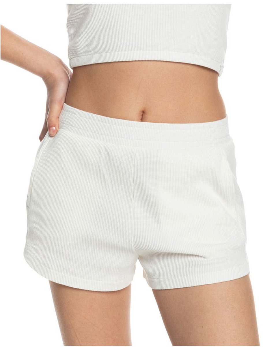 Roxy Contrast Focus Korte Broek XS Vrouw Wit