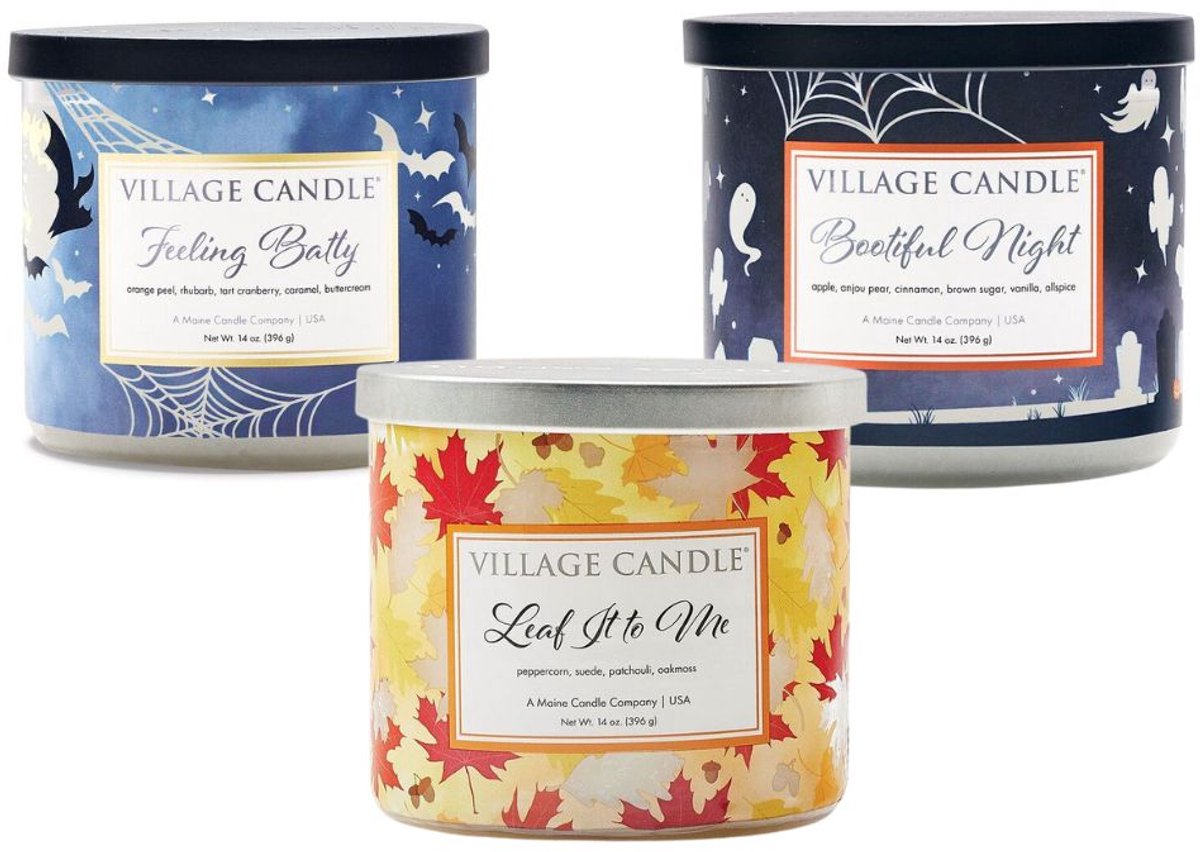 Village Candle Tumbler Halloween Bundel