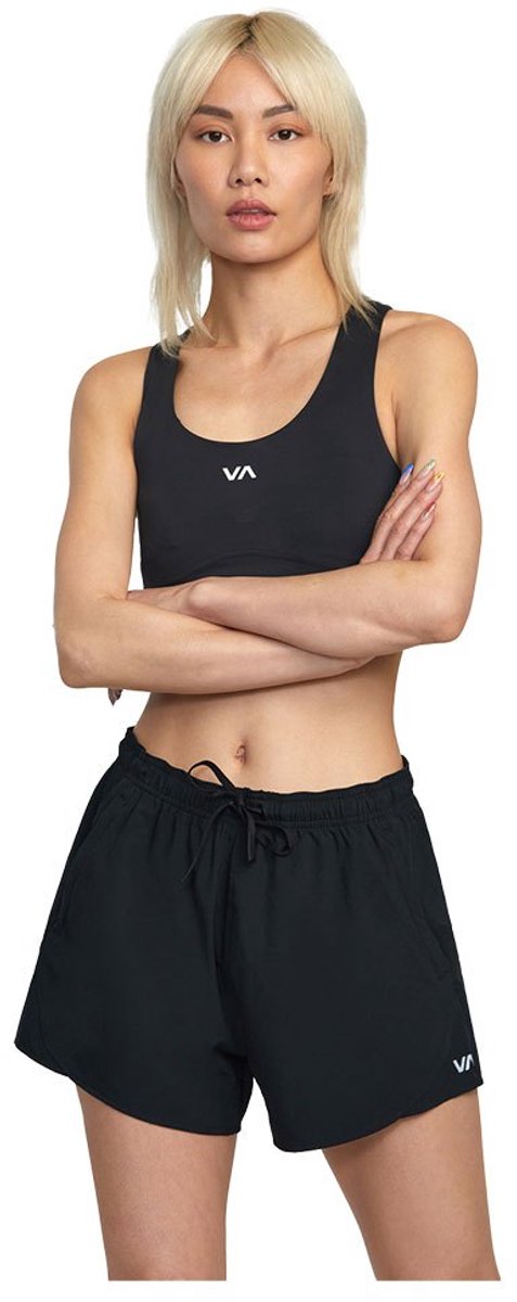 Rvca Essential Yogge Korte Sportbroek Zwart XS Vrouw