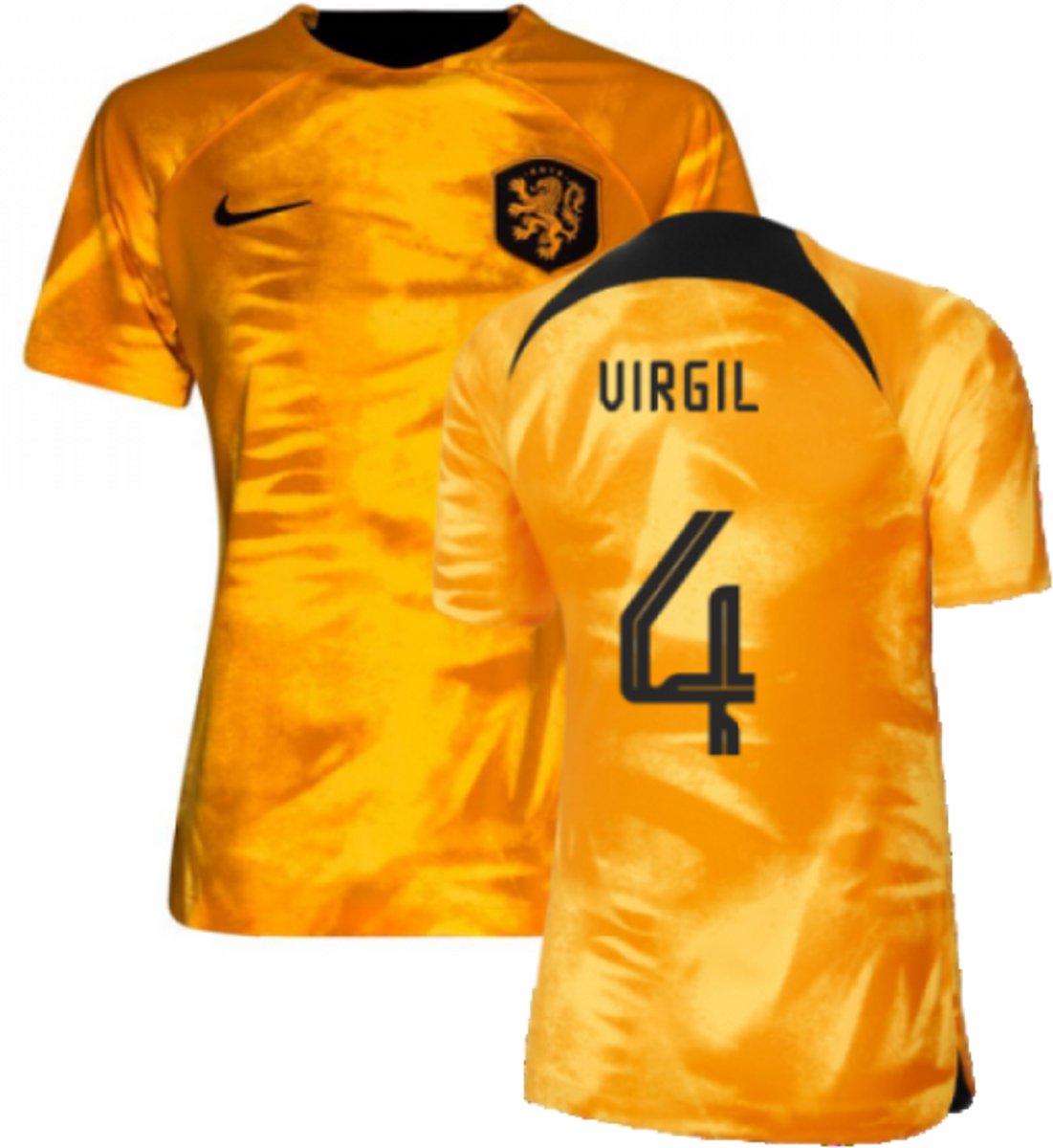 Nike KNVB Nederland Dames Shirt met Virgil bedrukking maat L