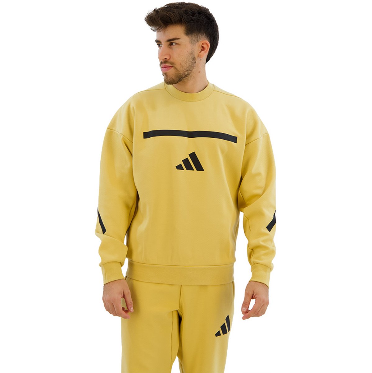 Adidas New Z.n.e Sweatshirt L Regular Man Oat