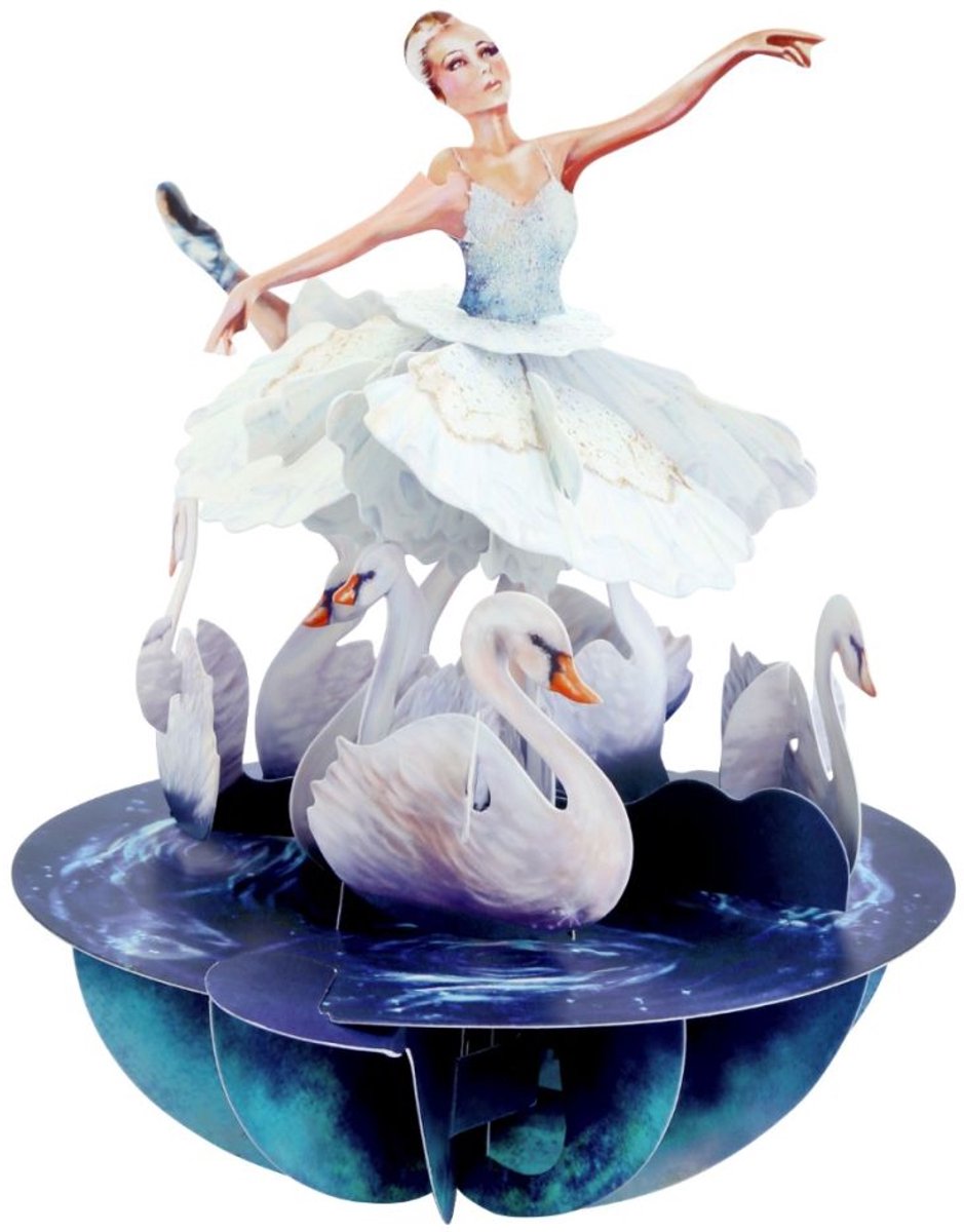 3D Kaart Swan Lake Ballet - Santoro London Pirouettes