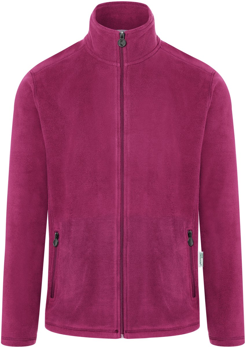 Karlowsky Men´s Workwear Fleece Jacket Warm-Up KY153 ca. 689C Fuchsia (ca. Pantone 689c)