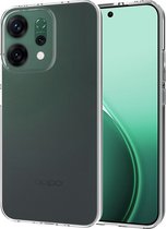 Cazy hoesje geschikt voor Oppo Reno14 Hoesje Siliconen - Flexibele Case - Transparant
