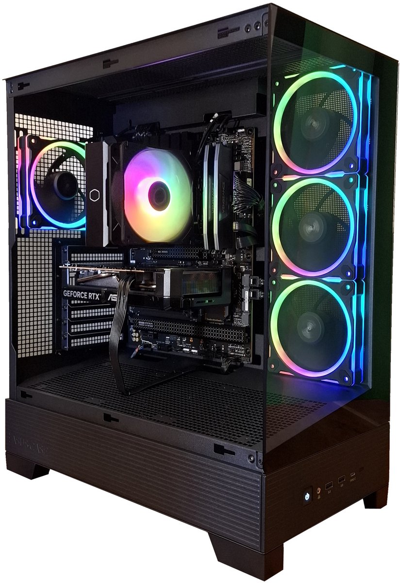 Azerty Gaming Essential Ti Powered by ASUS - Ryzen 5 7500F - ASUS GeForce RTX 5060 Ti 8G - 32 GB DDR5 - 1 TB Kingston ssd - Windows 11 Home
