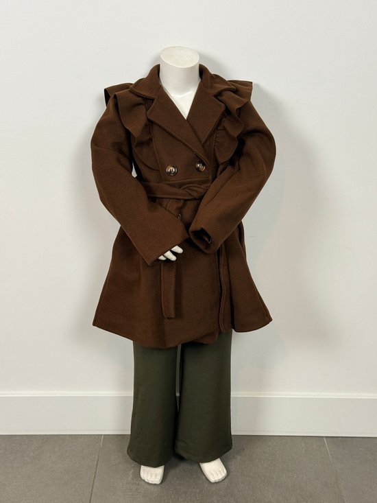 Trenchcoat met ceintuur zandbeige La Redoute Collections | La Redoute
