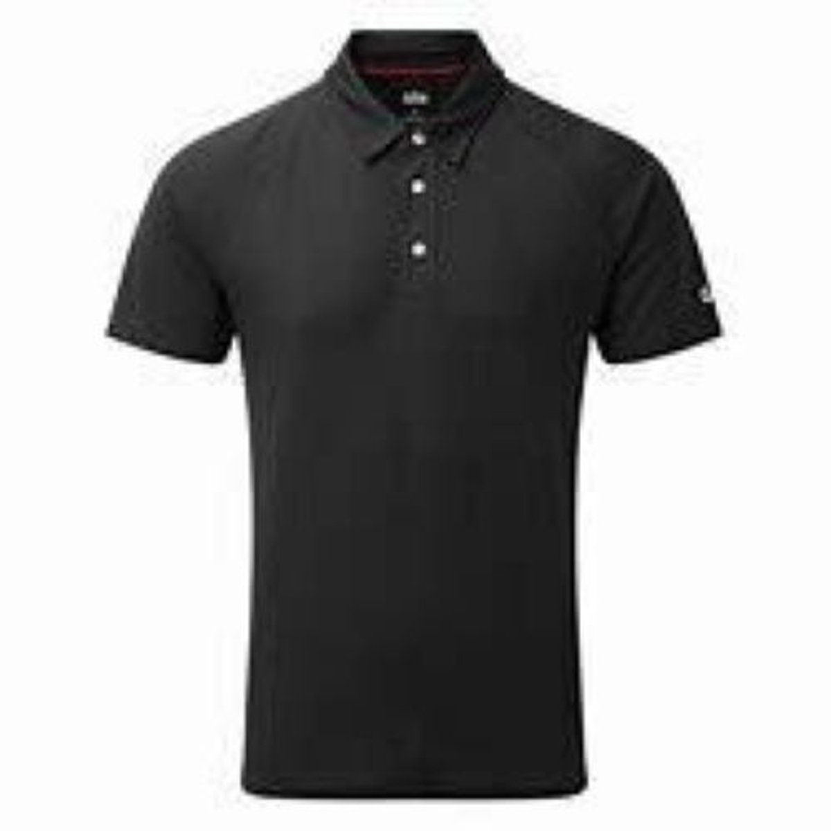 Gill UV Tech Polo Heren Charcoal Zwart