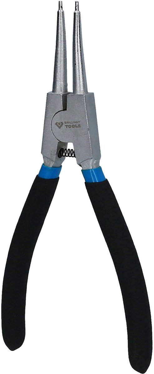 BRILIANT TOOLS borgringtang voor buiten borgringen recht 175 mm - BT067001