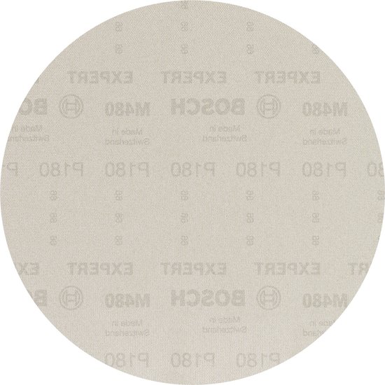 Bosch Accessories EXPERT M480 2608900711 Grille abrasive pour ponceuse pour cloison sèche non perforé Grain 180 (Ø) 225