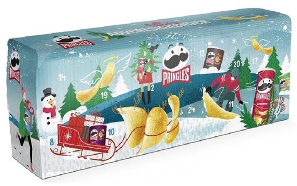 Pringles | Adventskalender Lichtblauw | 1085 gram