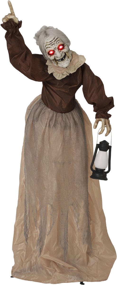 Outsunny Halloween Decoraties Staal, Polyester 90L x 25B x 150H cm Bruin