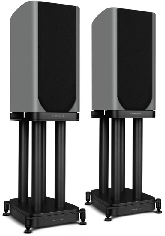 Wharfedale EVO 5.2 Boekenplank Speakers met stands - Hifi Stereo Set - Passieve Speaker - 3-Weg Luidsprekers - Grijs — afbeelding 2