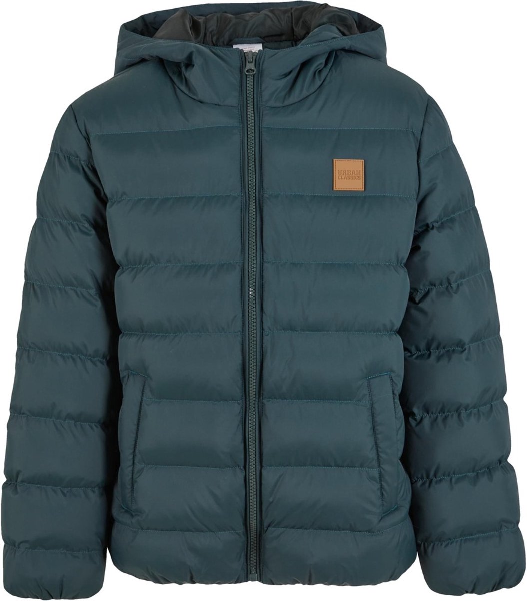 Urban Classics Basic Bubble Kinder Jacket Kids 134/140 Groen
