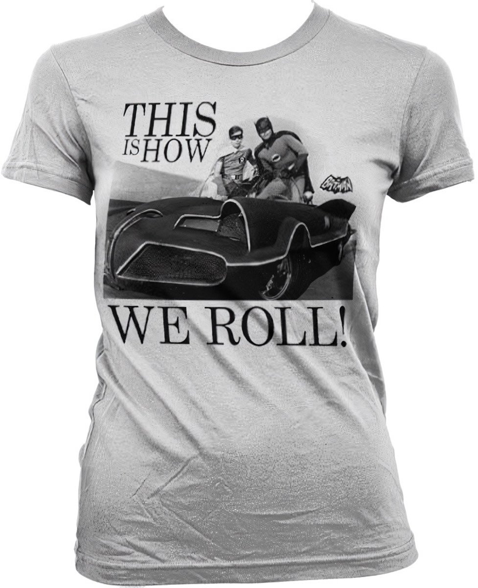 DC Comics Batman Dames Tshirt -M- This Is How We Roll Wit