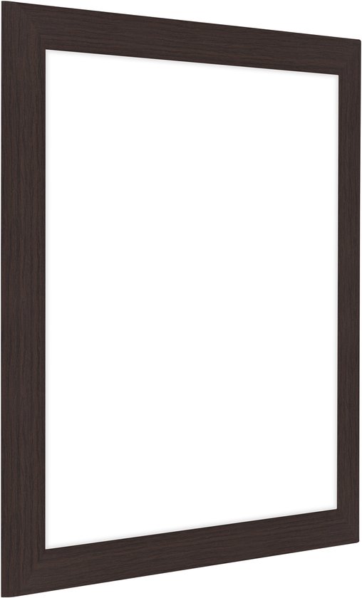 Cadre photo 50x50 cm - MDF - Chêne Foncé - Colonia