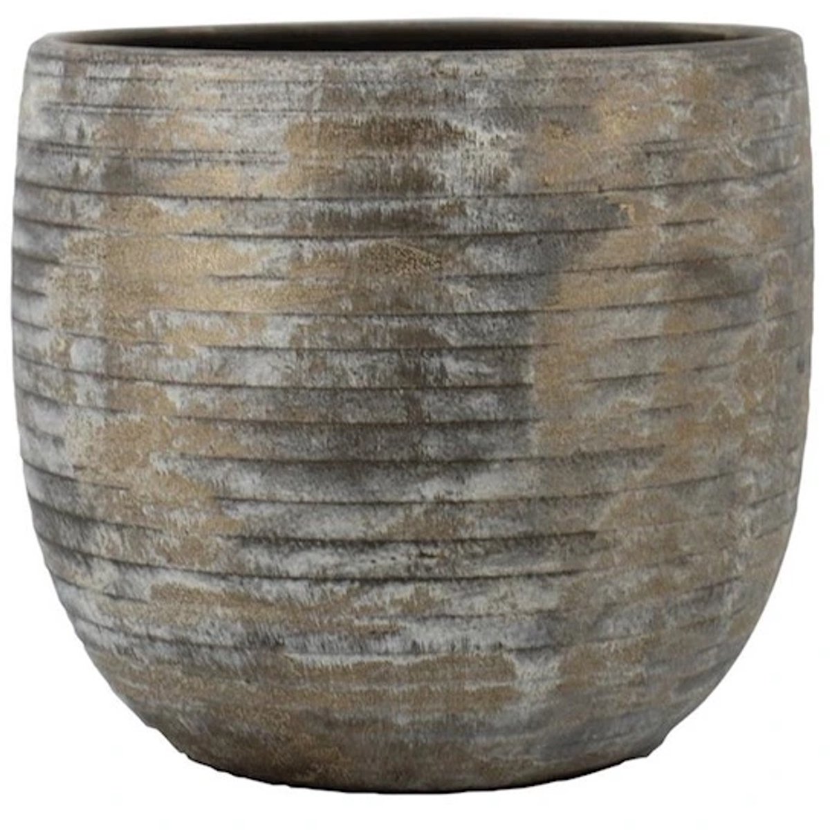Pot funchal d29h27cm bruin