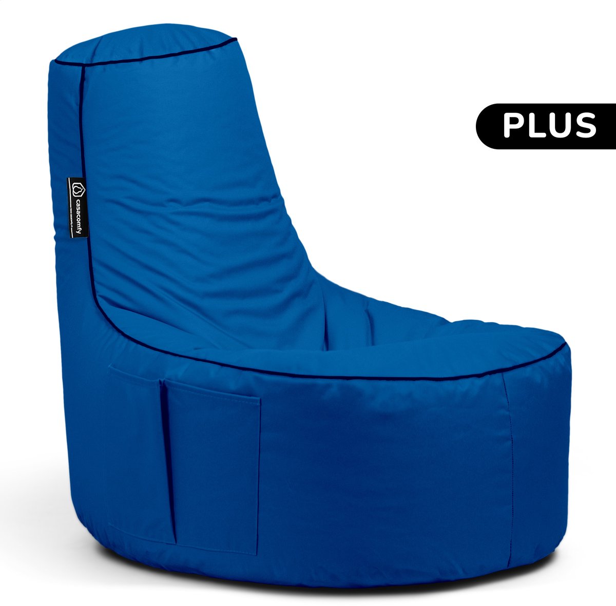 Casacomfy Gamer Plus – Complete Zitzak – Blauw – Waterbestendig – Binnen & Buiten – Volwassenen & Kinderen