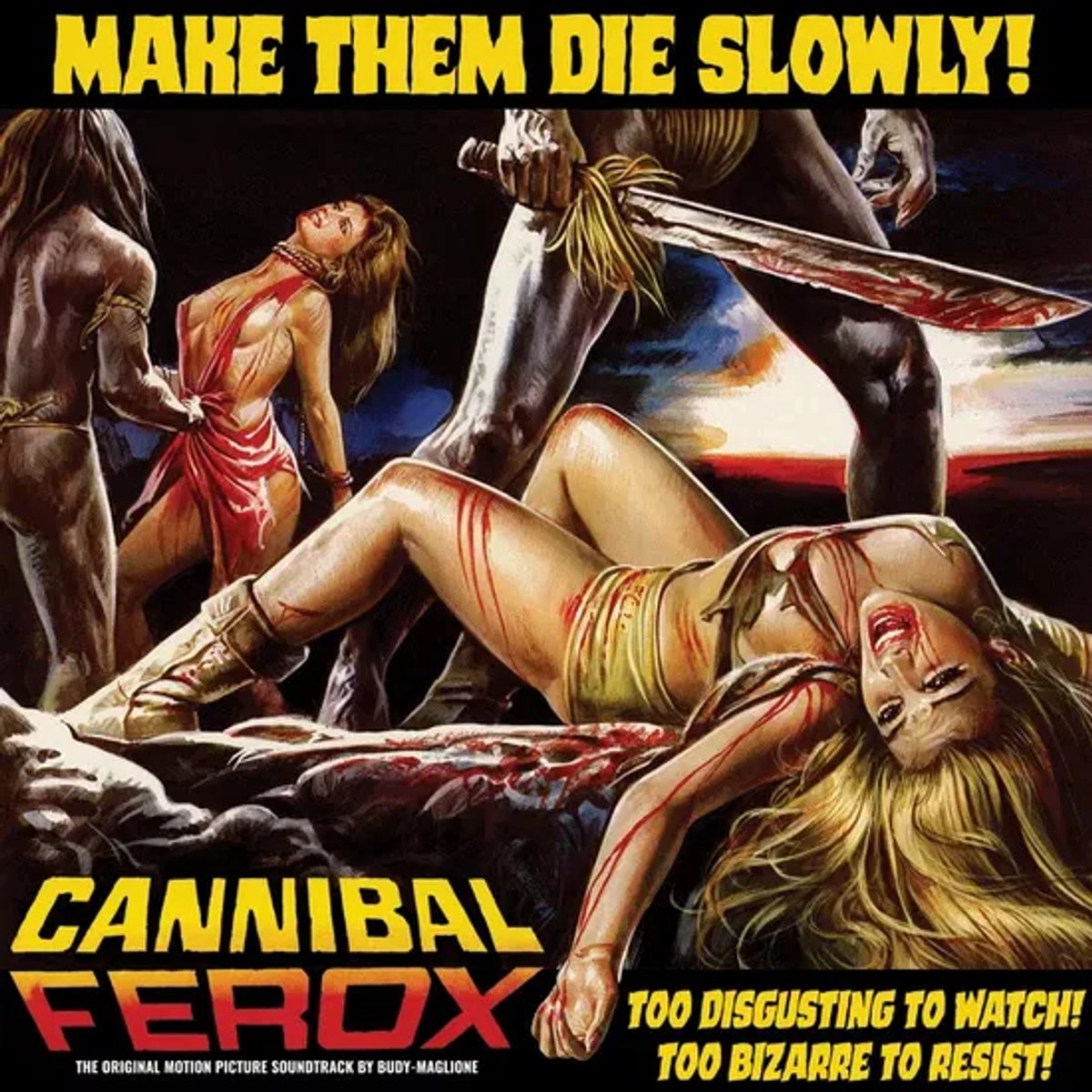 Cannibal Ferox: Original Motion Picture Soundtrack RSD 2025 Bloody Red Vinyl edition