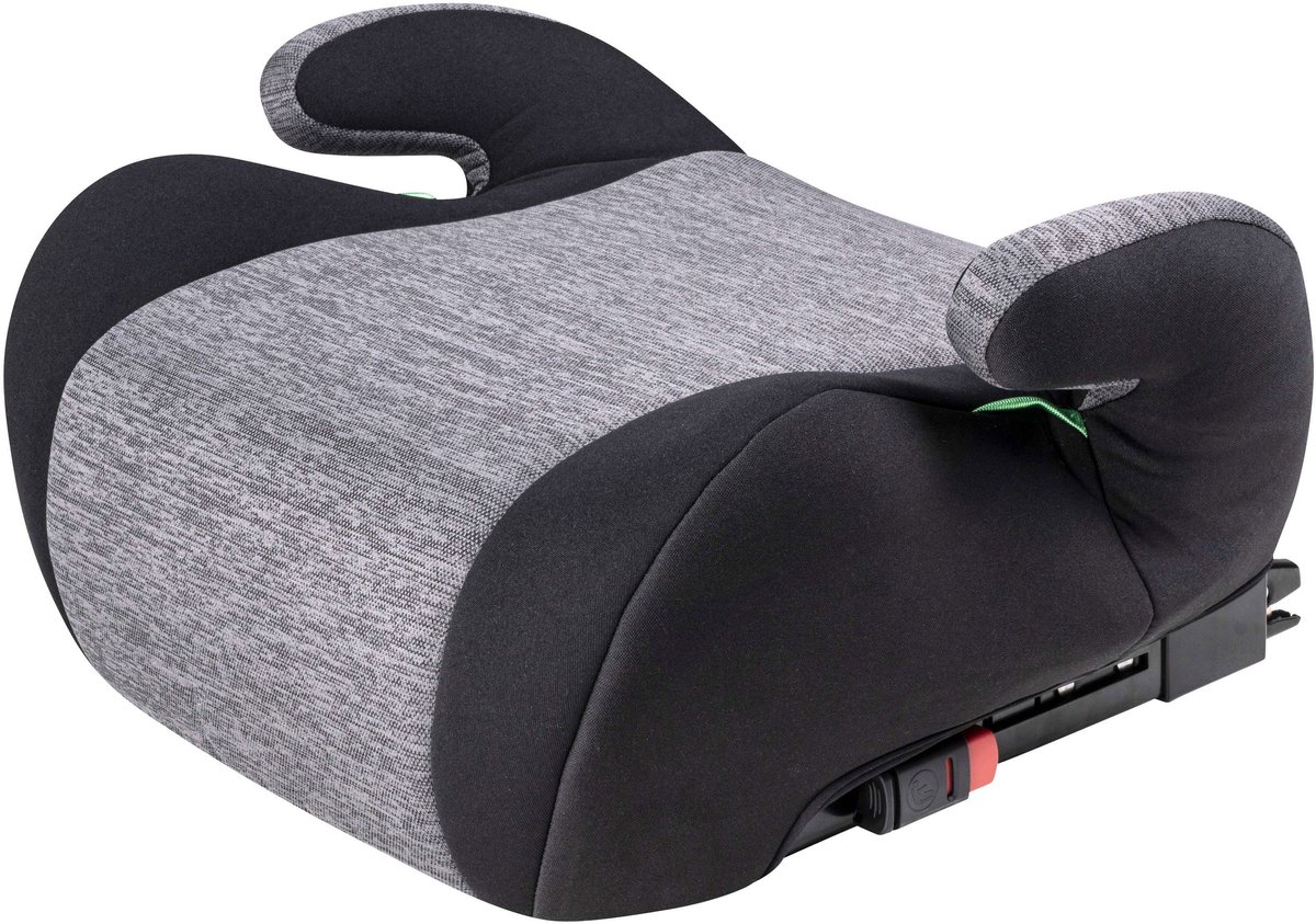 CarComfort Kindersitzerhöhung Raffi ISOFIX, Kindersitz ECE R 129 geprüft grau/schwarz