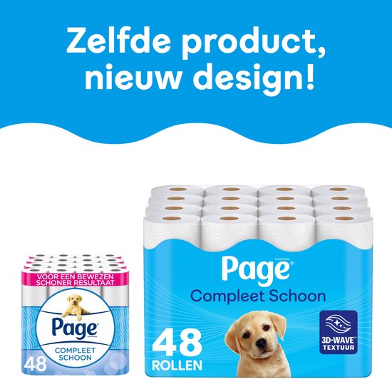 Page papier toilette - Complete Clean - 48 rouleaux  - Value pack