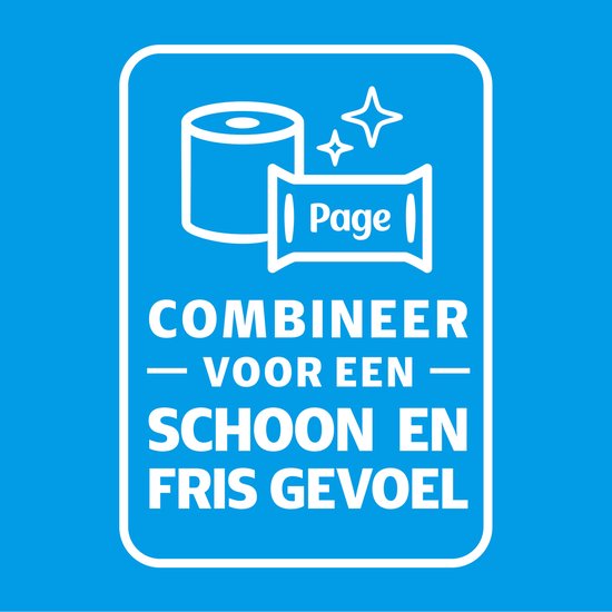 Page® toiletpapier - Compleet Schoon wc papier - 96 rollen - met een vleugje katoen - Voordeelverpakking
