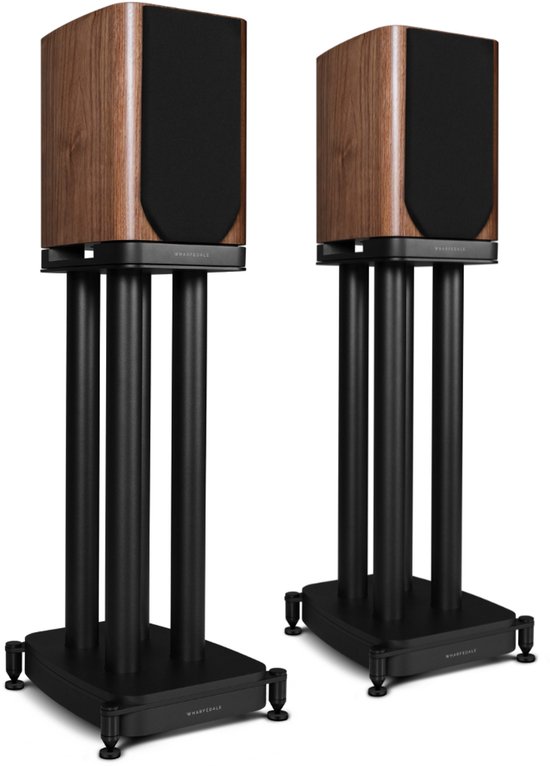 Wharfedale EVO 5.1 Boekenplank Speakers met stands - Hifi Stereo Set - Passieve Speaker - 2-Weg Luidsprekers - Walnoot van Wharfedale — afbeelding 2