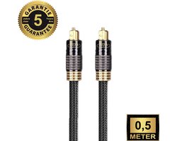 Ripa Connected Toslink Audio Kabel - 0,5M - Optische kabel - Optical naar Optical - Reciever